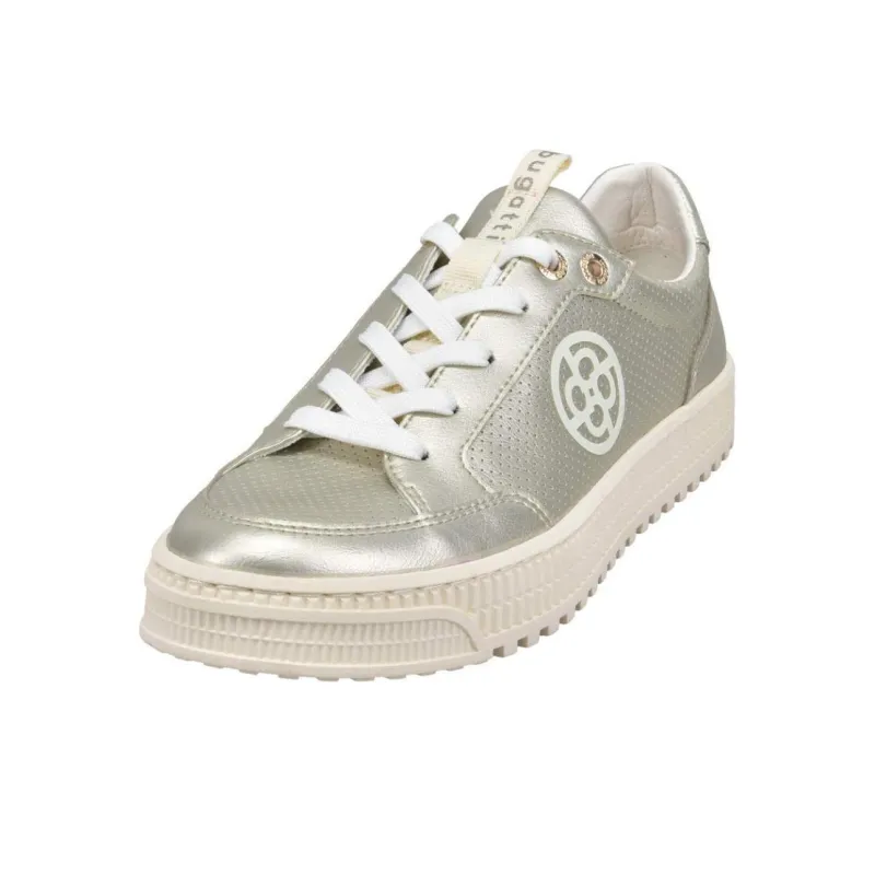 Bugatti Low-Top Skateboard Shoes Women's Gold-2