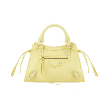 Balenciaga Neo Classic Cow Leather Handbag Mini Women's Yellow