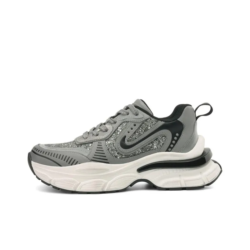 Rosa Bianca Anti-Slip Wear-Resistant Breathable Lightweight Height Increasing Warm Low-Top Chunky Sneakers Women's-6