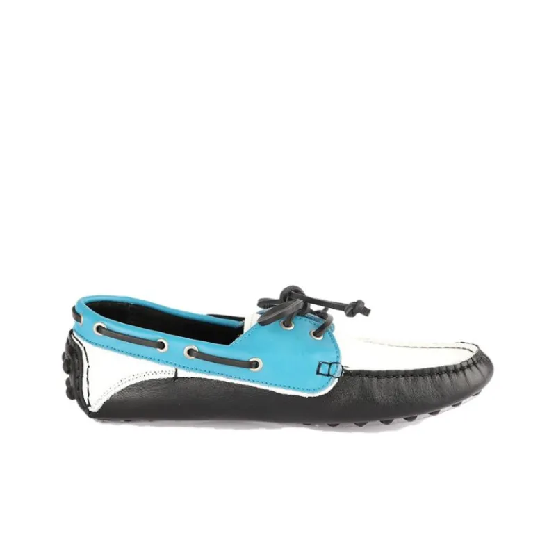 Just Cavalli Boat Shoes Men's Blue-1