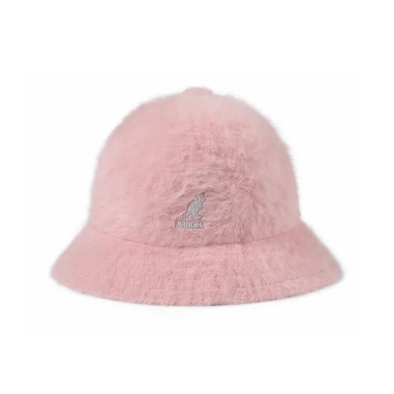 KANGOL Rabbit Fur Polyamide Modified Acrylic Bucket Hats Women's Multicolor-0
