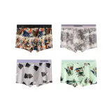 4 Pack (Multicolor Painting+Gray Comic+Loner+Active Uncle)