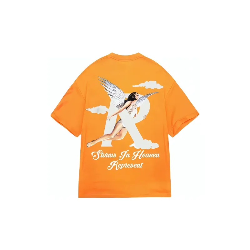 REPRESENT T Shirts Men Orange-1