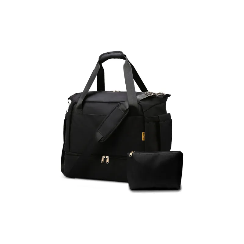 Duoluplo Doron Paul Oxford Travel Bag Regular Unisex Black Ecru/Purple/Blue Pink-2