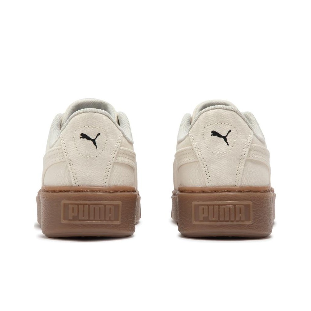 Puma basket platform canvas best sale