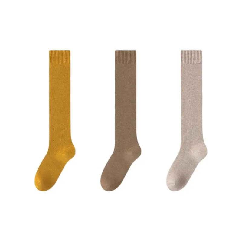 MIIOW Knee High Socks Women's 3 Pack-4