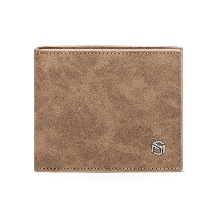 MashaLanti Microfiber Synthetic Leather Card Holder Wallet Regular Men's Coffee-1