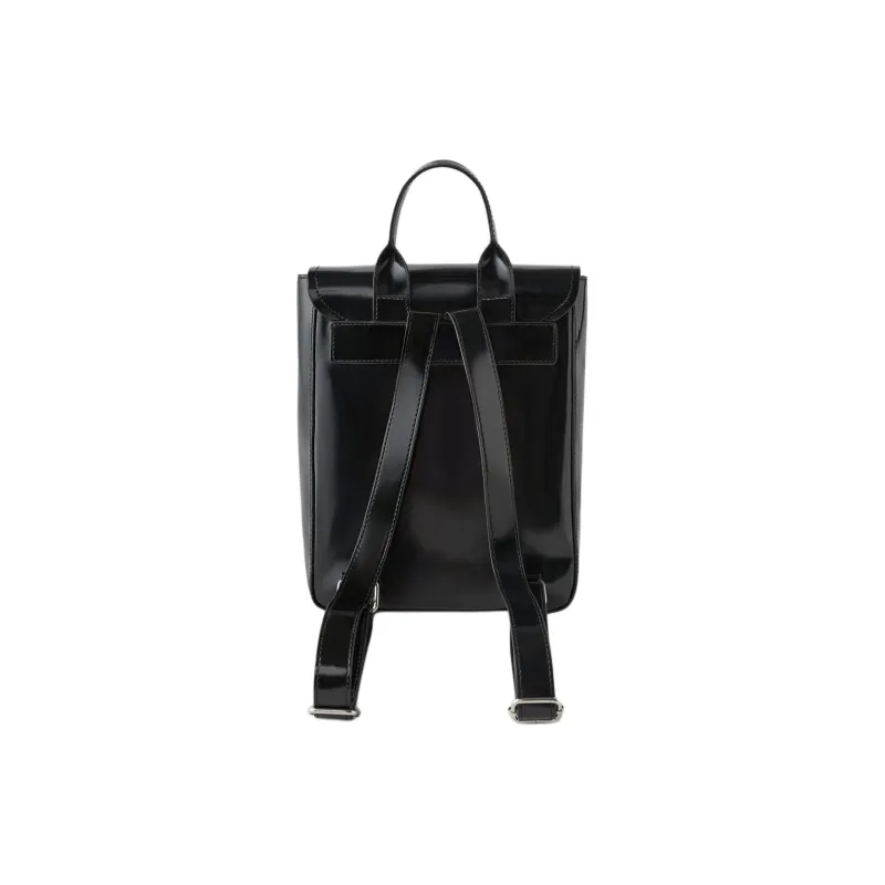 ZARA Polyurethane Backpack Mini Men's Black-2