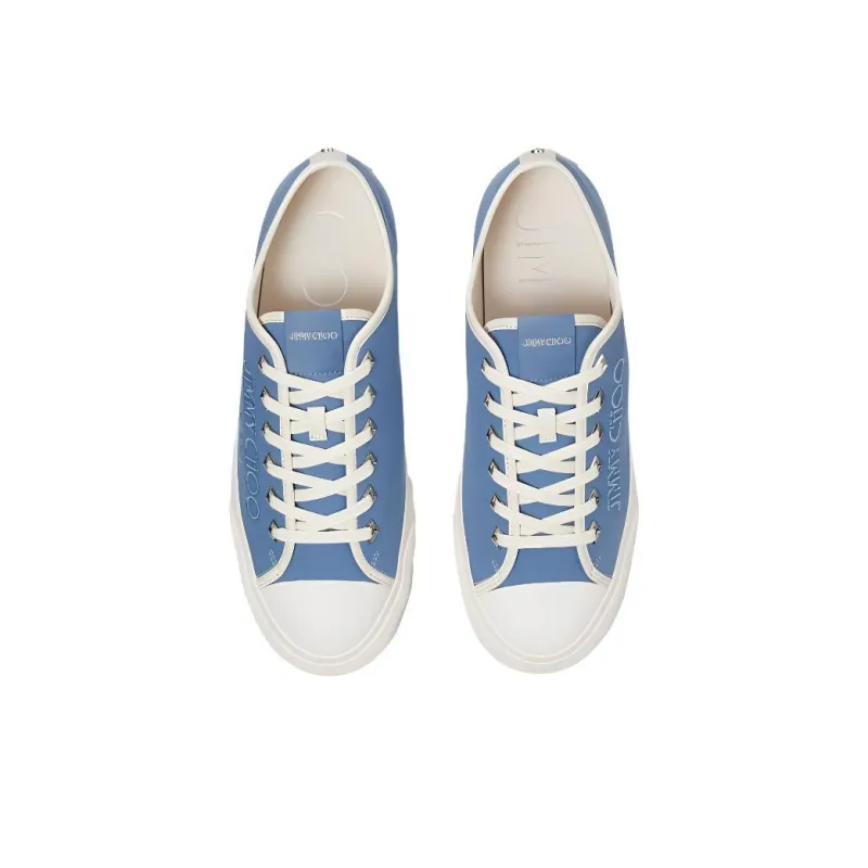 Jimmy Choo Low Top Skateboard Shoes Men's Blue White-3