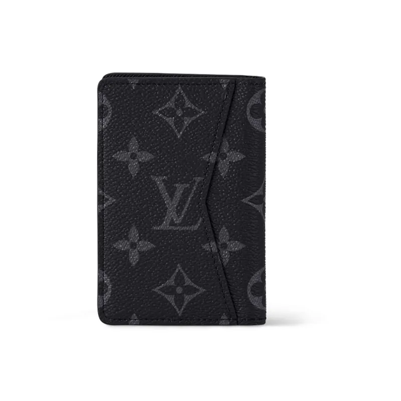 LOUIS VUITTON Organizer Pocket 5 Interior Pockets Monogram Eclipse Black/Grey-2