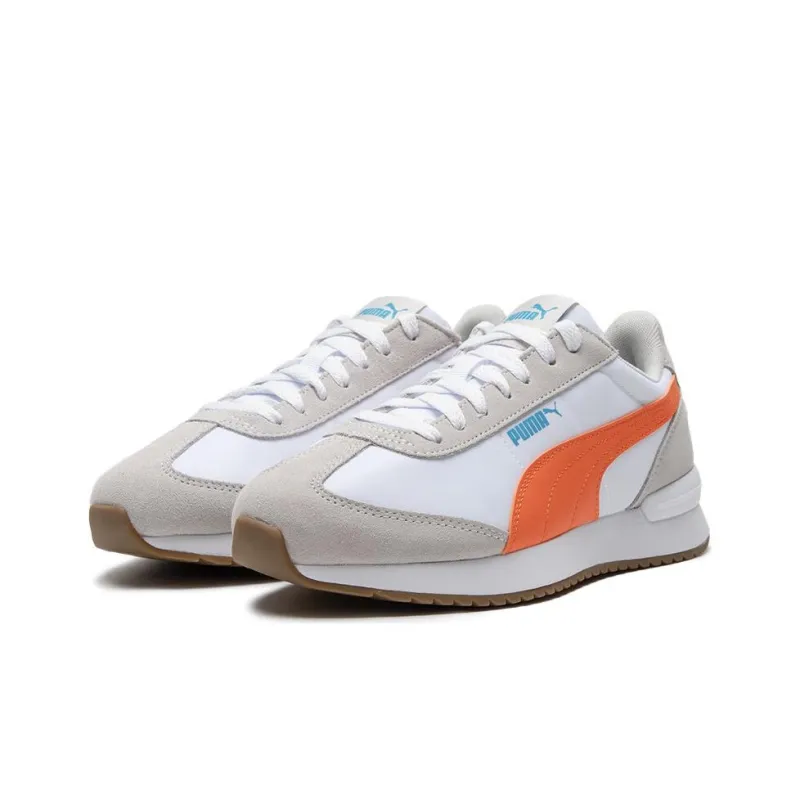 PUMA R78 Neon 'Grey White Orange'-2