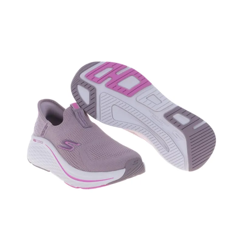 Skechers Max Cushioning Cushioning Wear Resistant Low Top Athletic Shoes Women's Purple-3