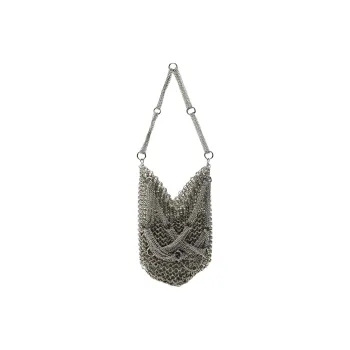 ZARA Iron One Shoulder Handbags Mini Women's Silver