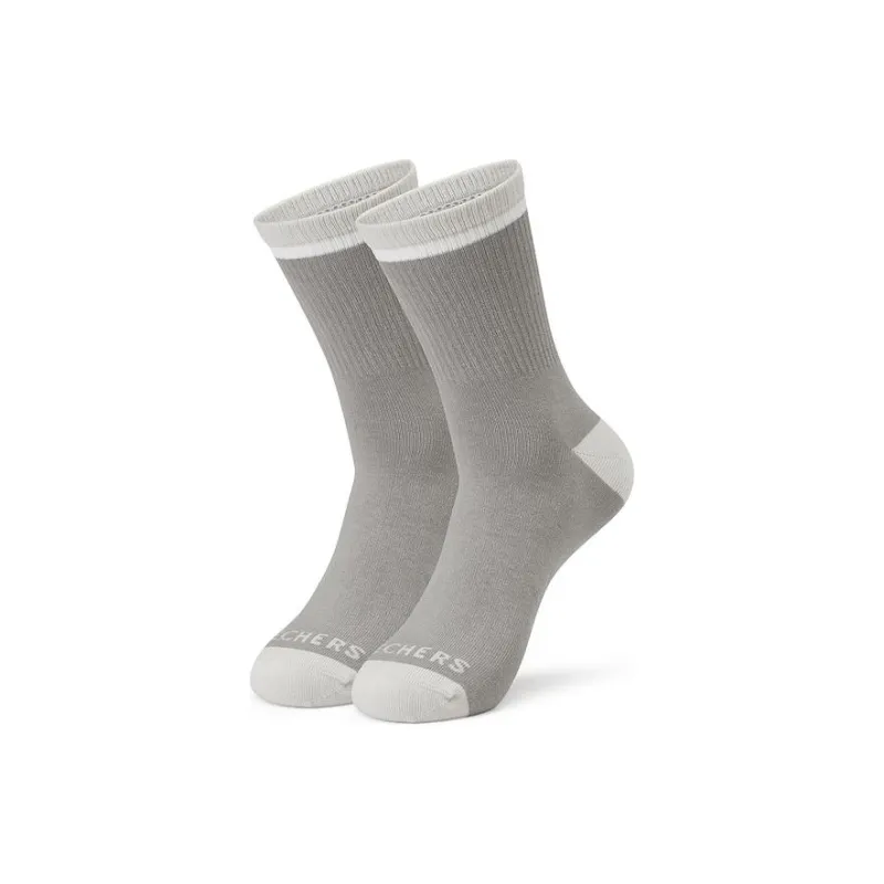Skechers Colorful Mid Calf Socks Unisex 2 Pack-1