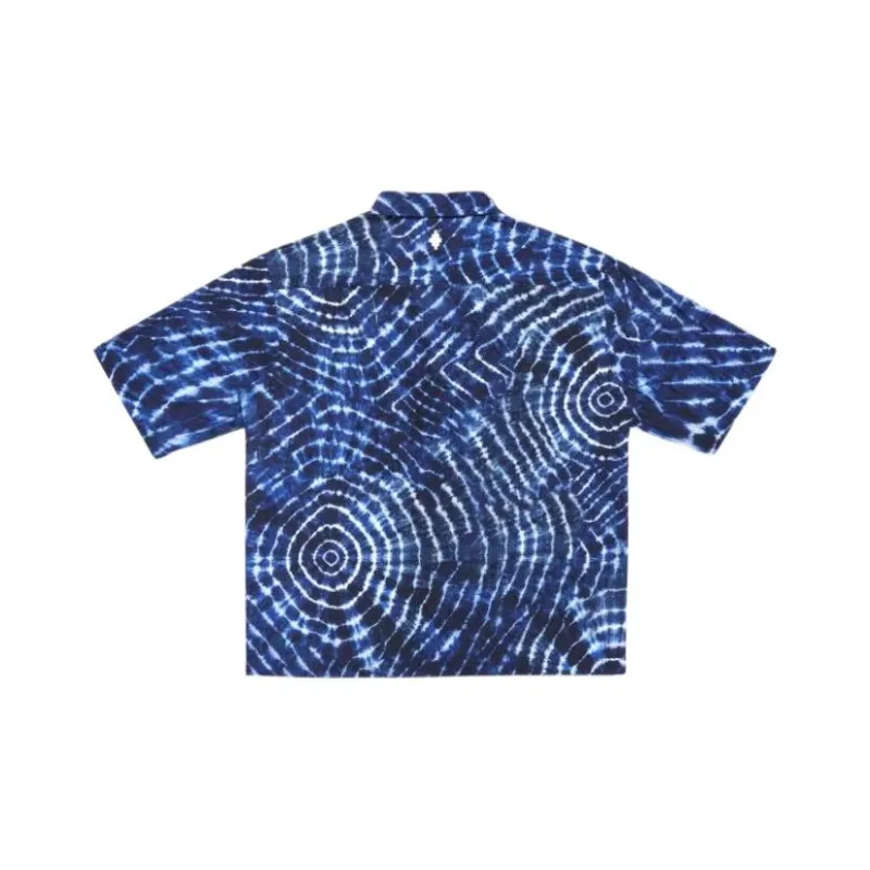 Marcelo Burlon Soundwaves Print Short Sleeved Shirt-1