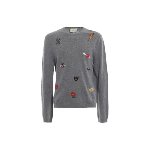 GUCCI Sweater Men Gray