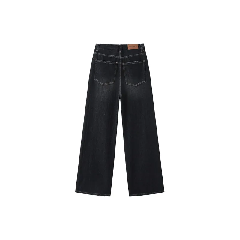 Luqingyi Jeans Women's Distressed Denim-1