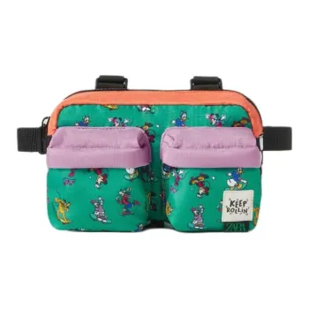 ZARA Disney Mickey Mouse Collaboration Polyester Sling Bag Fanny Pack Regular Women's Green