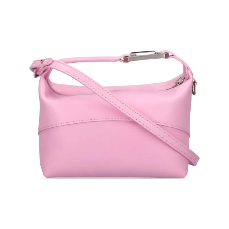 Eera Calfskin Shoulder Bag Crossbody Bag Handbag Women's Light Pink-2