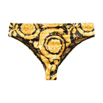 VERSACE Barocco Printed Mid Rise Briefs