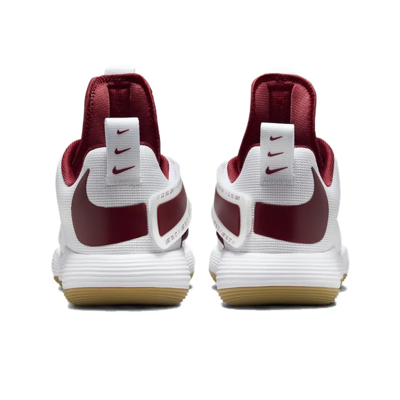 Nike React HyperSet Le Indoor Court Shoes 'White Red'-4
