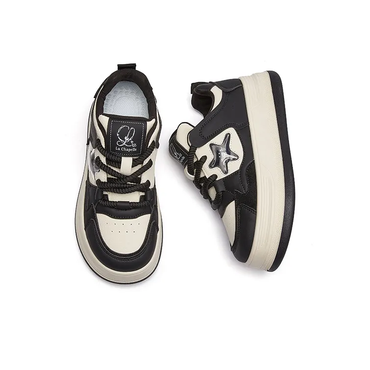 La Chapelle Height Increasing Lightweight Low Top Skateboard Shoes Women's-22