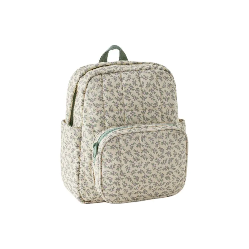 ZARA Cotton Backpack Regular Women's Light Beige Yellow-1