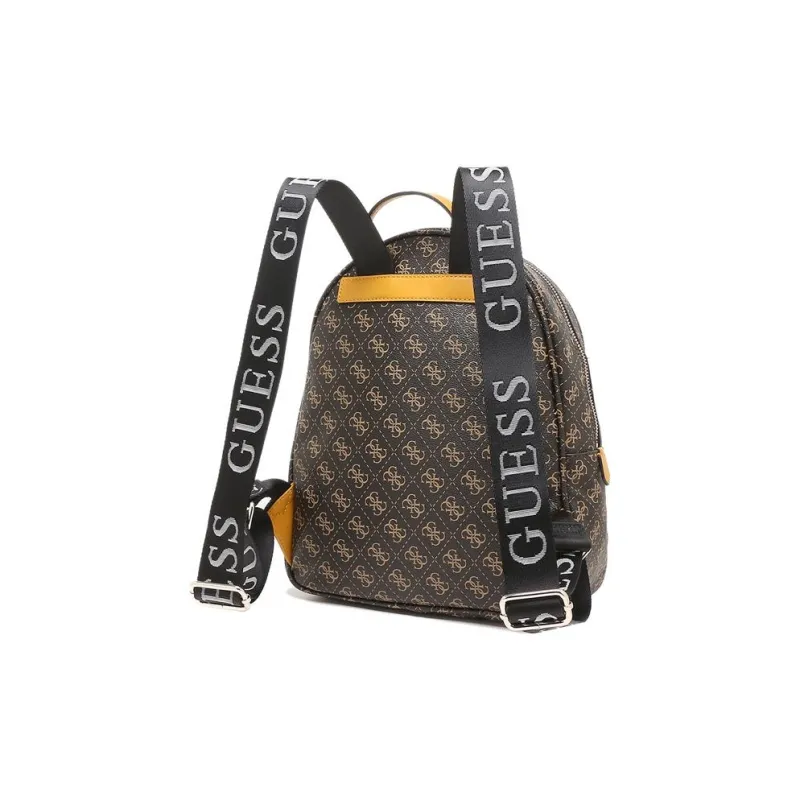 GUESS Synthetic Leather Backpack Women's Brown-3