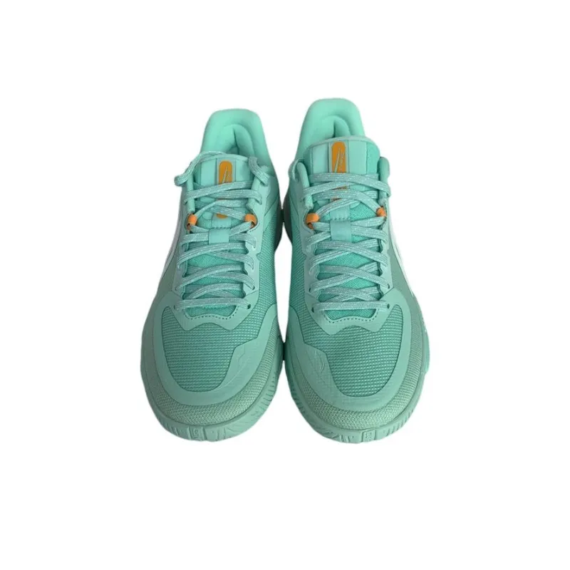LiNing Cushioned Slip Resistant Low Top Basketball Shoes Men's Green-2
