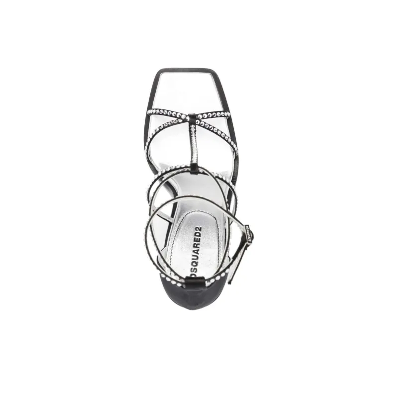 DSQUARED 2 Embellished Open Toe Sandals Women's-4