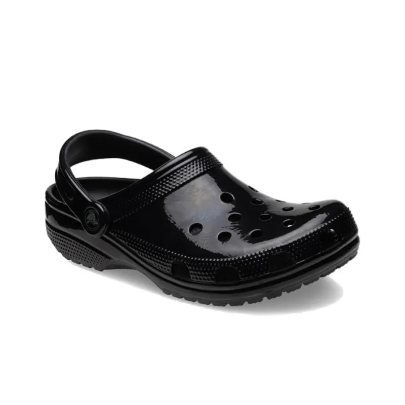 Crocs Classic High Shine Clog 'Black'-1