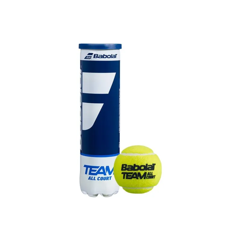 Babolat TEAM Tennis Balls PU Match Ball Competition Yellow Green-2