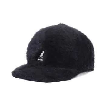KANGOL Rabbit Fur Modified Acrylic Polyamide Baseball Caps Women's Marine Blue