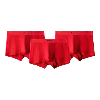 MIIOW Underpants Men's 3 Pack Red