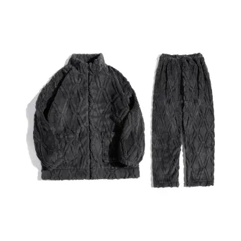 DAMOS·LOVE Pajama Set Men's Dark Gray