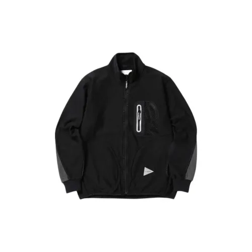 And Wander Jackets Unisex Black