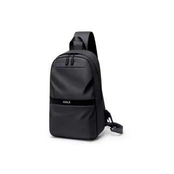 GOLF Oxford Crossbody Bag Cycling Bag Sling Bag Regular Men's Black/Dark Gray With Black
