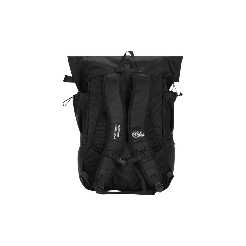 VEIDOORN Polyester Backpack Regular Unisex Graphite Black/Vanguard Green/Water Silver Gray-1