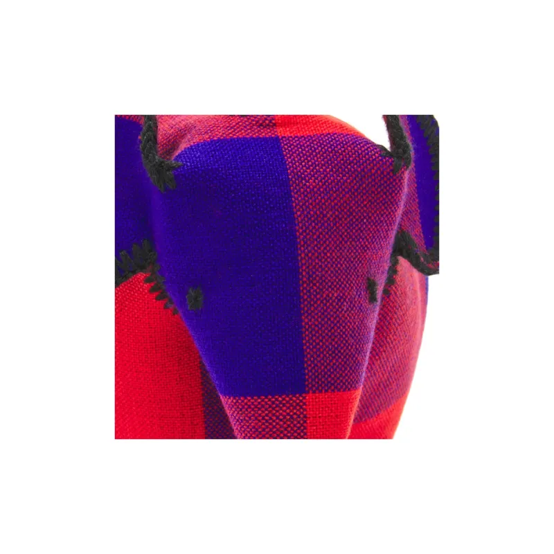 LOEWE Fabric Handheld Shoulder Bag Crossbody Bag Regular Women's Red Blue Multicolor-4