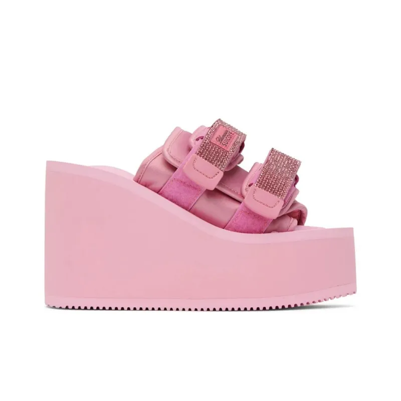 Blumarine Slide Slippers 10.7cm Women's Pink-1