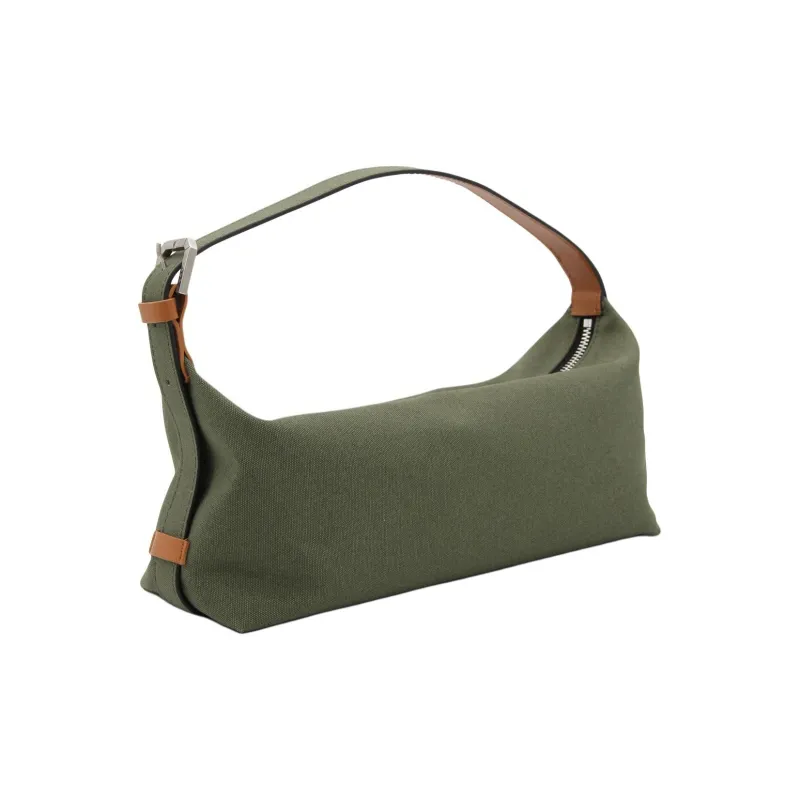 Eera Canvas One Shoulder Handbag Women's Green-1