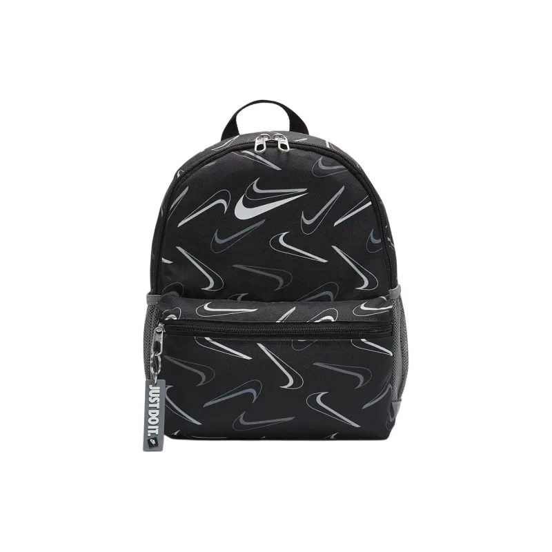 Nike Polyester Backpack Mini Men's Black/Gray/White-0