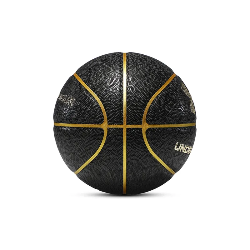 Under Armour PU Basketball Black Gold Size 7 Training Unisex-8