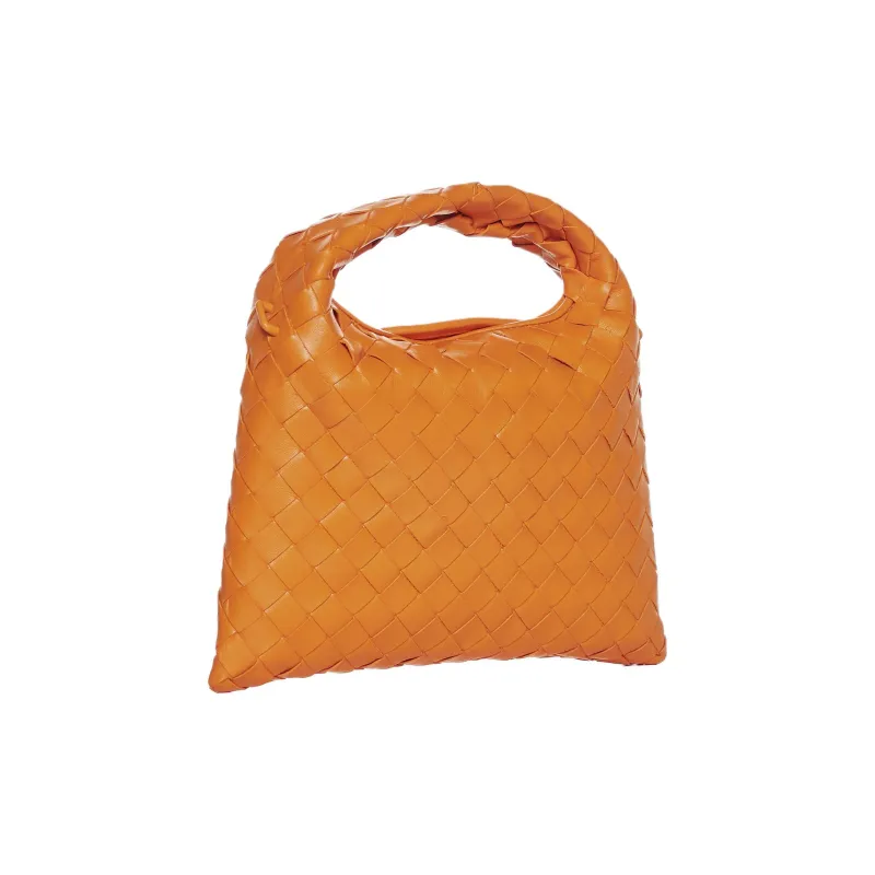 Bottega Veneta Calfskin Handbag Shoulder Bag Crossbody Bag Mini Women's Papaya Color-2