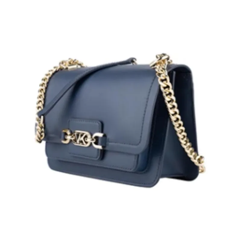 MICHAEL KORS Cow Leather Shoulder Bag, Crossbody Bag Medium Size Women's Marine Blue-1