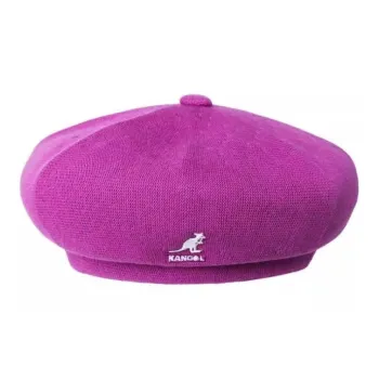 KANGOL Bamboo Fiber Viscose Modified Acrylic Nylon Berets Unisex Purple/Green