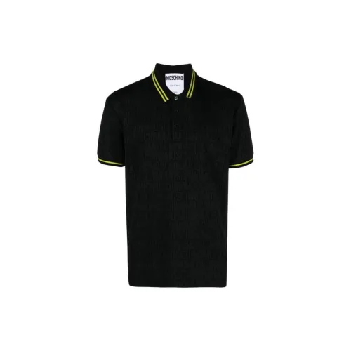 MOSCHINO Polo Shirts Men Black