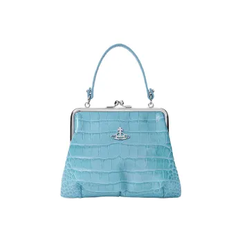 Vivienne Westwood Leather Wallet Women's Light Blue