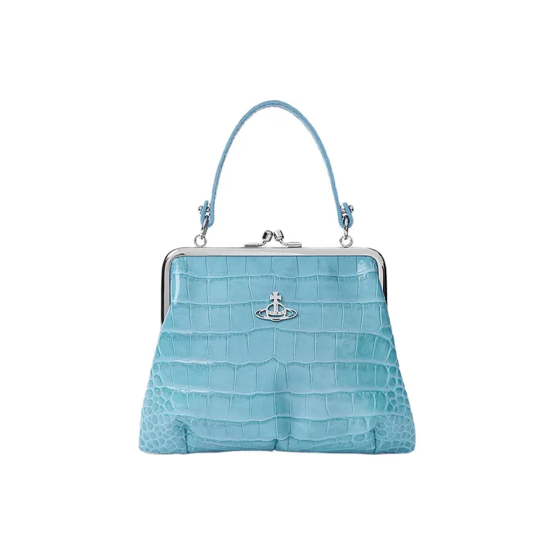 Vivienne Westwood Leather Wallet Women's Light Blue-0