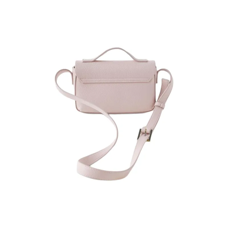 ZARA Polyurethane Handbag Shoulder Bag Crossbody Bag Mini Women's Pink-2